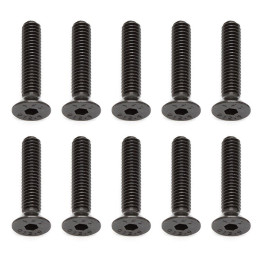 Imbusové šrouby s zápustnou hlavou M4x20 mm FHCS, 10 ks.