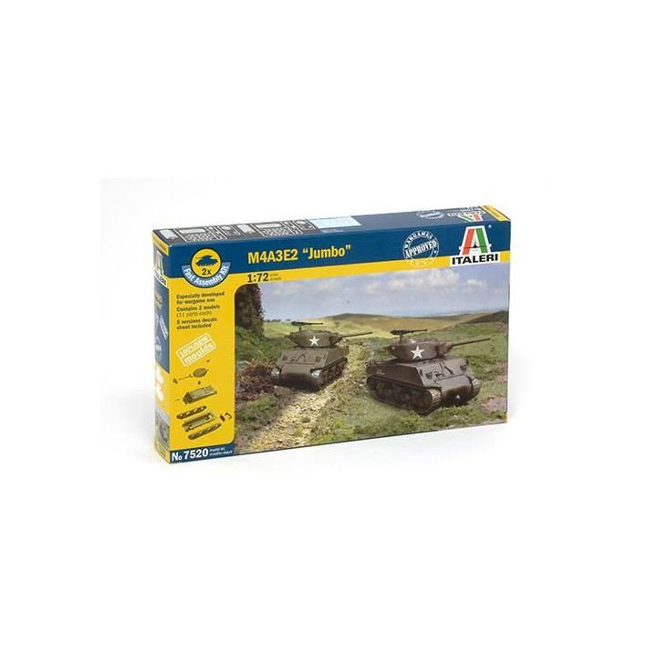 Fast Assembly tanky 7520 - M4A3E2 "JUMBO" (1:72)