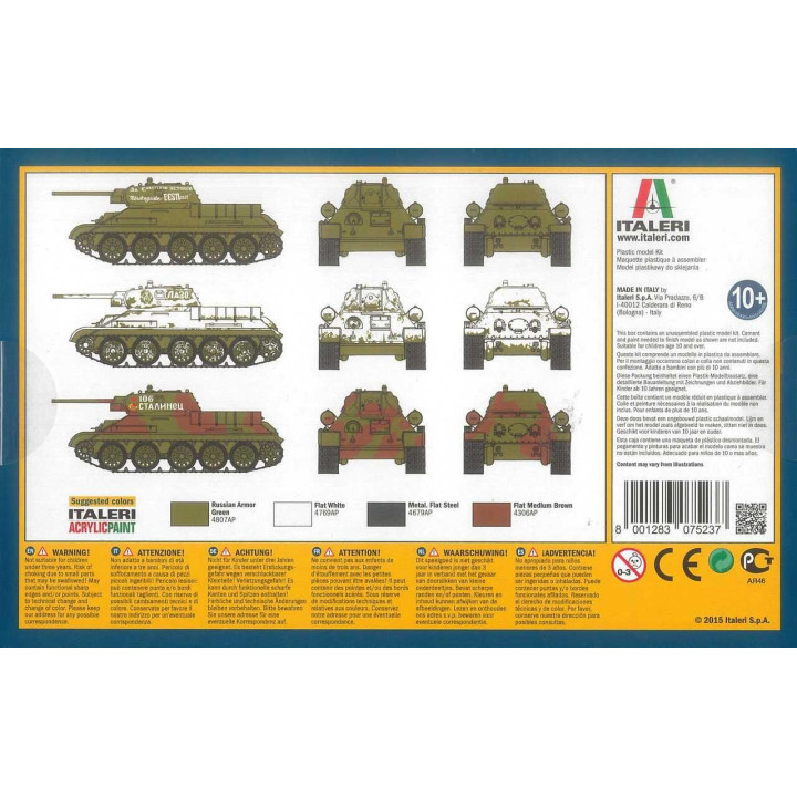 Fast Assembly tanky 7523 - T 34 / 76 m42 (1:72)