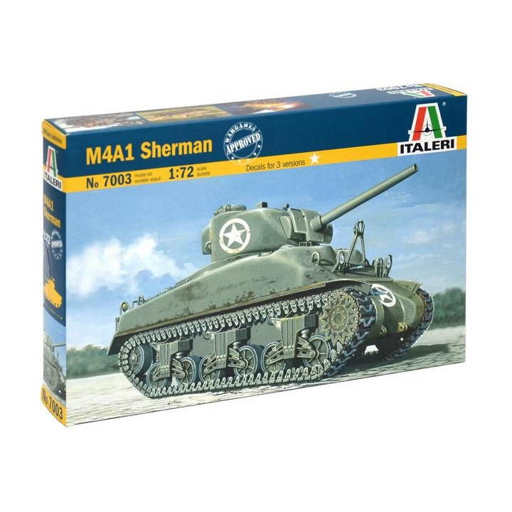 Model Kit tank 7003 - M4 SHERMAN (1:72)