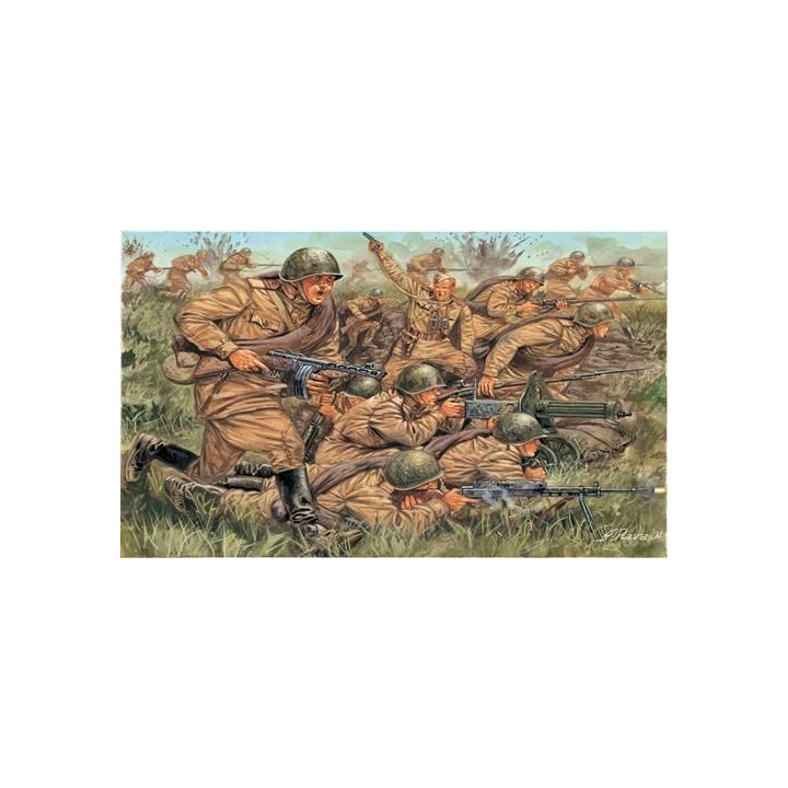 Model Kit figurky 6057 - WWII - RUSSIAN INFANTRY (1:72)
