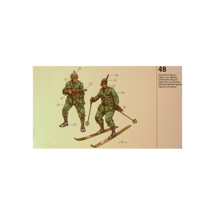 Model Kit figurky 6059 - WWII - ITALIAN "ALPINI" (1:72)