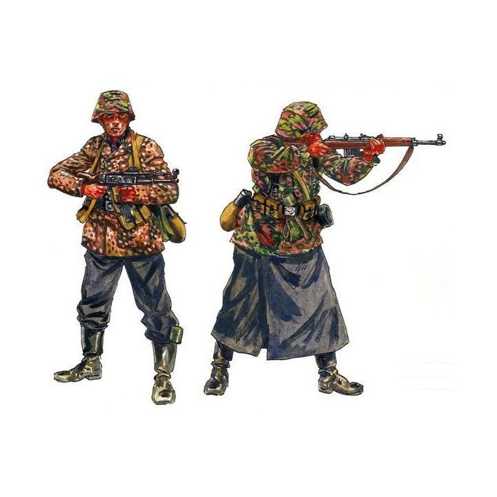 Model Kit figurky 6068 - WWII -GERMAN ELITE TROOPS (1:72)