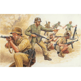 Model Kit figurky 6076 - WWII - GERMAN AFRIKA CORPS (1:72)