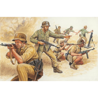 Model Kit figurky 6076 - WWII - GERMAN AFRIKA CORPS (1:72)