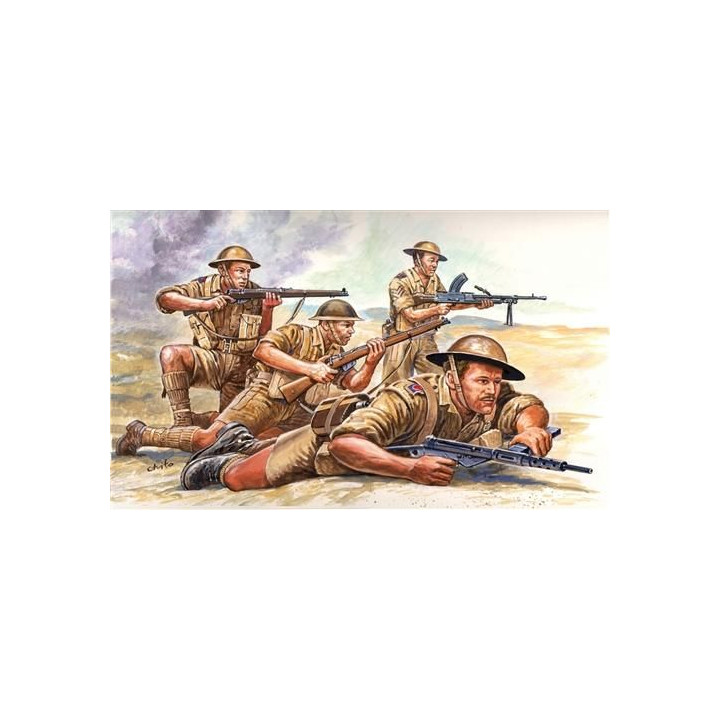 Model Kit figurky 6077 - WWII - BRITISH 8th ARMY (1:72)