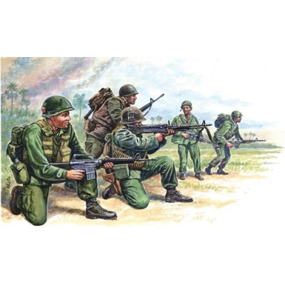 Model Kit figurky 6078 - VIETNAM WAR - AMERICAN SPECIAL FORCES (1:72)