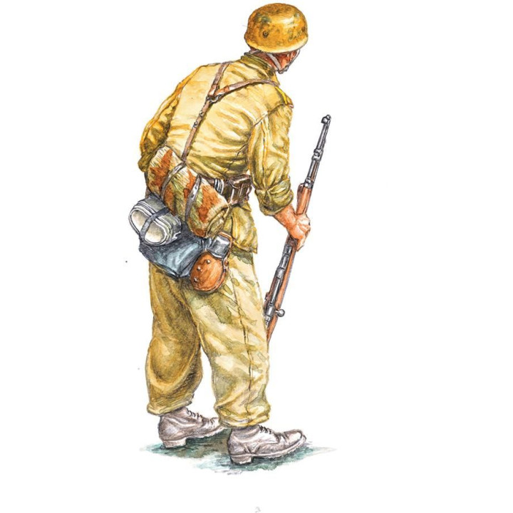 Model Kit figurky 6134 - WWII - German paratroopers (tropical uniform) (1:72)