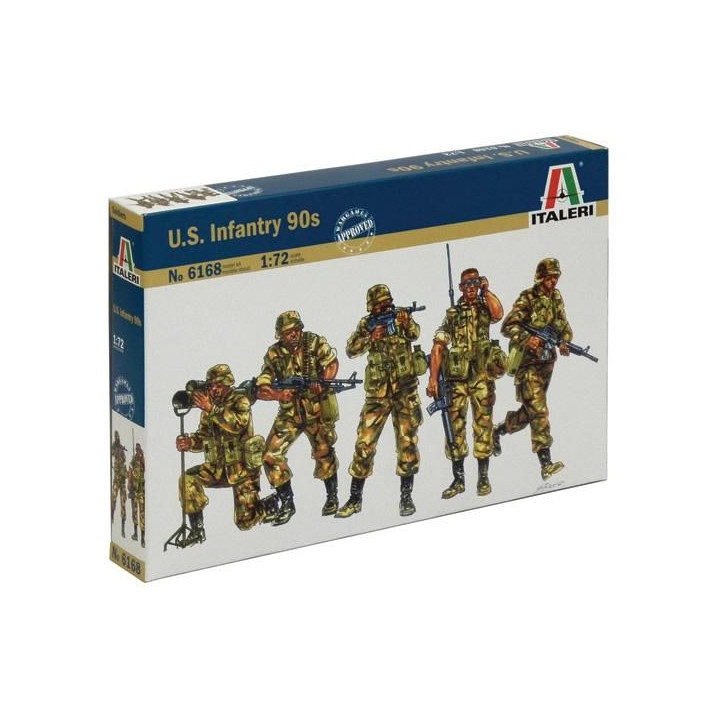 Model Kit figurky 6168 - U.S. Infantry (1980s) (1:72)