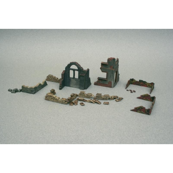 Model Kit doplňky 6087 - WALLS AND RUINS (1:72)