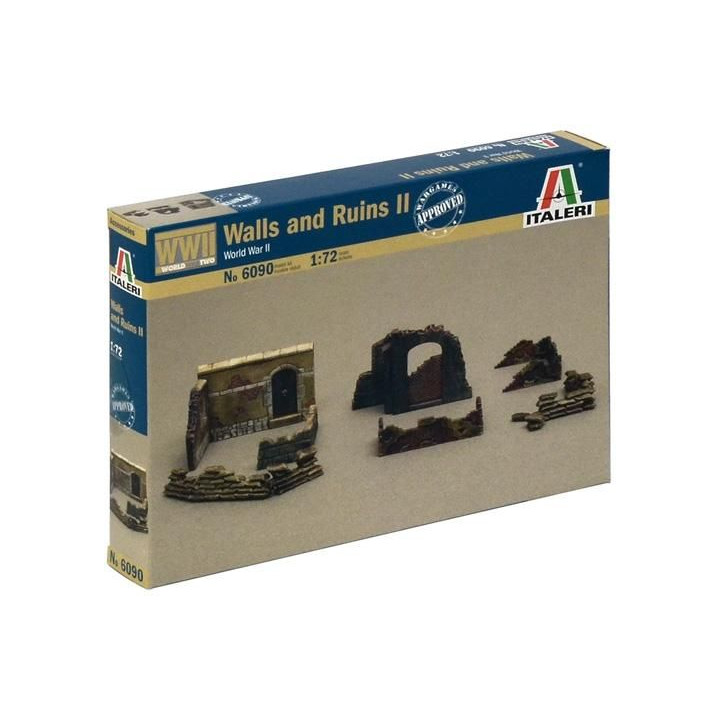 Model Kit doplňky 6090 - WALLS AND RUINS II (1:72)