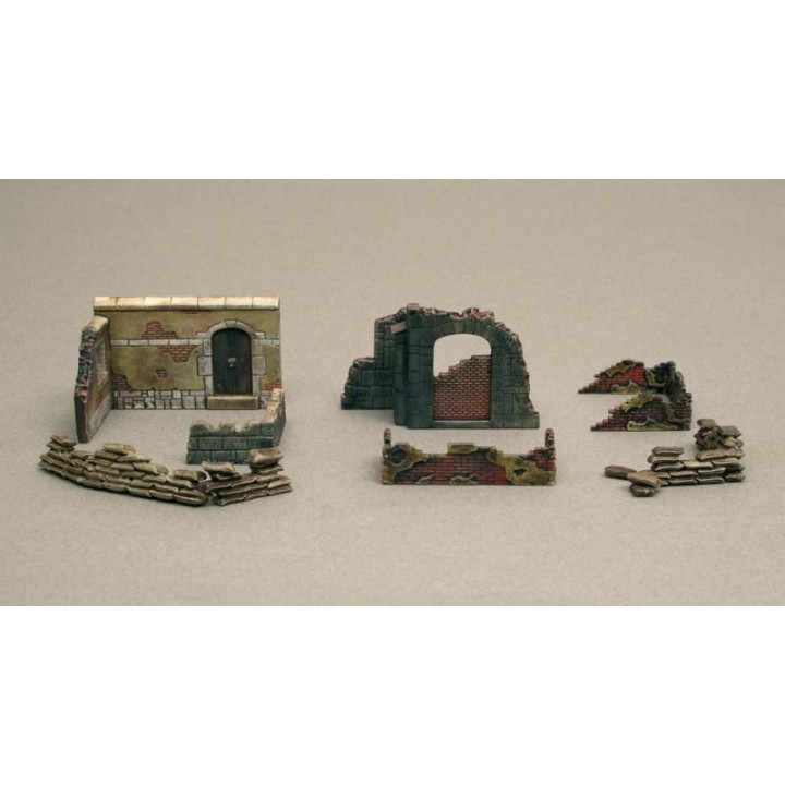 Model Kit doplňky 6090 - WALLS AND RUINS II (1:72)