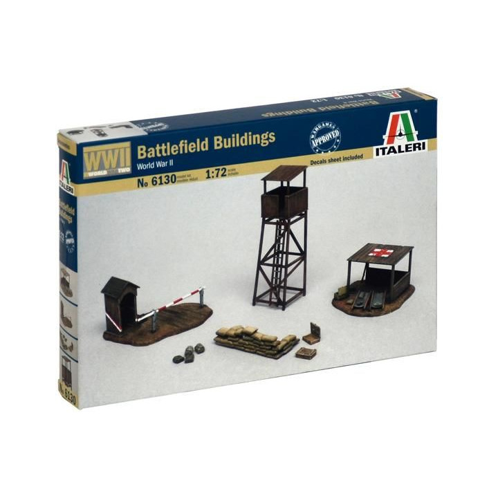 Model Kit budova 6130 - BATTLEFIELD BUILDINGS (1:72)