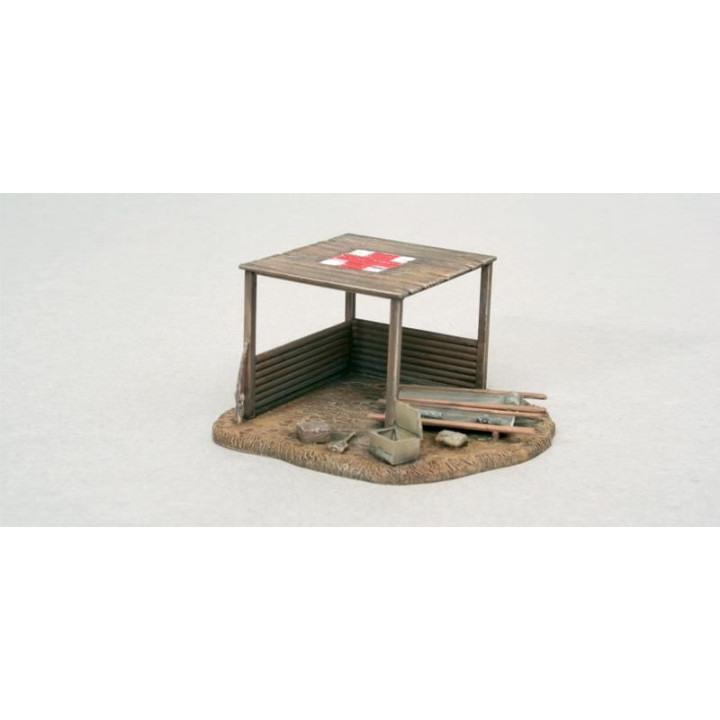 Model Kit budova 6130 - BATTLEFIELD BUILDINGS (1:72)