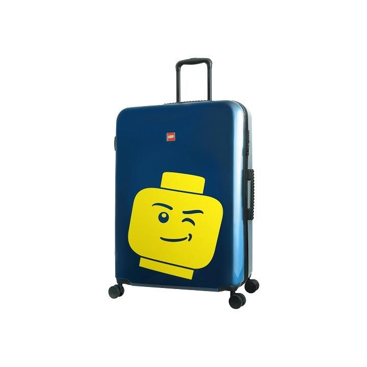 LEGO Luggage Cestovní kufr Minifigure Head 28" - námořnická modř