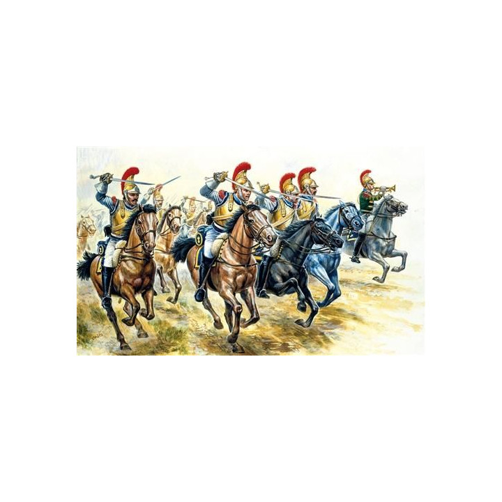 Model Kit figurky 6003 - FRENCH HEAVY CAVALRY (NAP. WARS) (1:72)