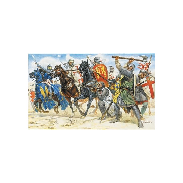 Model Kit figurky 6009 - CRUSADERS (XIth CENTURY) (1:72)