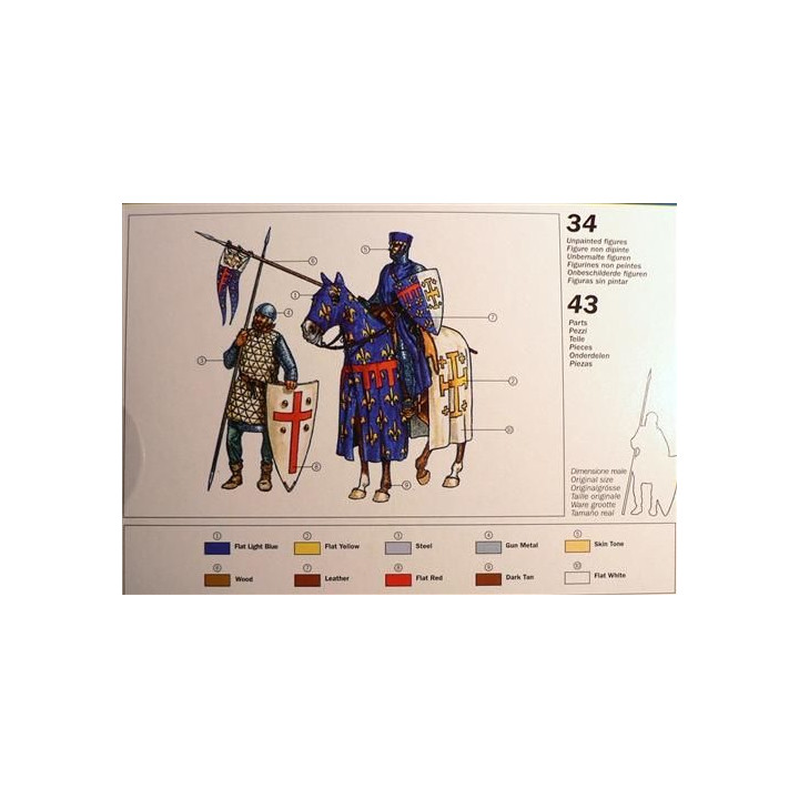 Model Kit figurky 6009 - CRUSADERS (XIth CENTURY) (1:72)