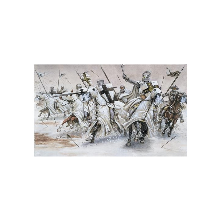 Model Kit figurky 6019 - TEUTONIC KNIGHTS (MEDIAVAL ERA) (1:72)