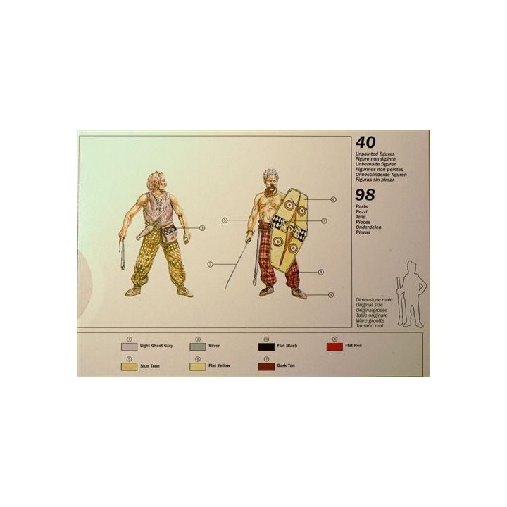 Model Kit figurky 6022 - GAULS WARRIORS (I-II CENTURY B.C.) (1:72)