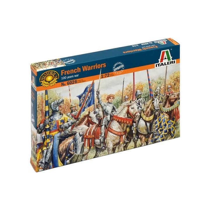 Model Kit figurky 6026 - FRENCH WARRIORS (100 YEARS WAR) (1:72)