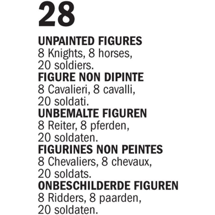 Model Kit figurky 6026 - FRENCH WARRIORS (100 YEARS WAR) (1:72)