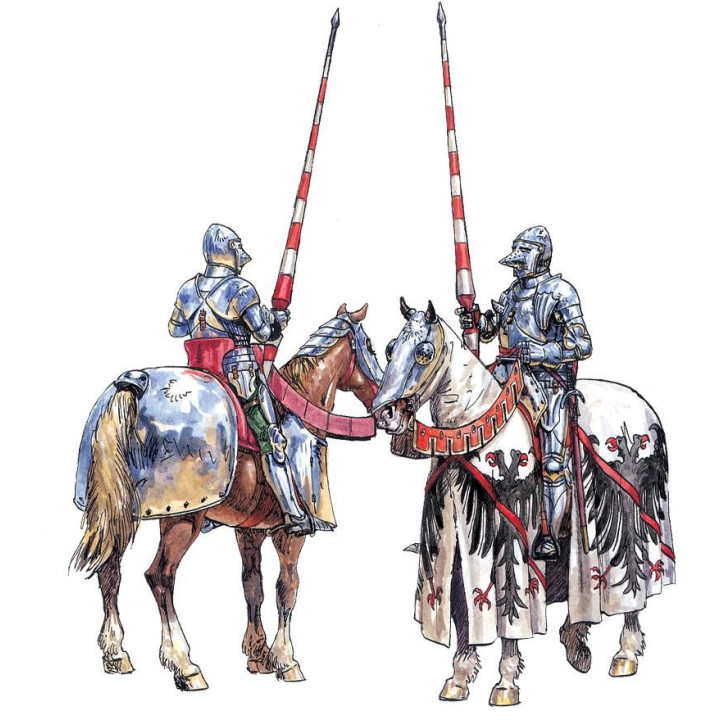 Model Kit figurky 6026 - FRENCH WARRIORS (100 YEARS WAR) (1:72)