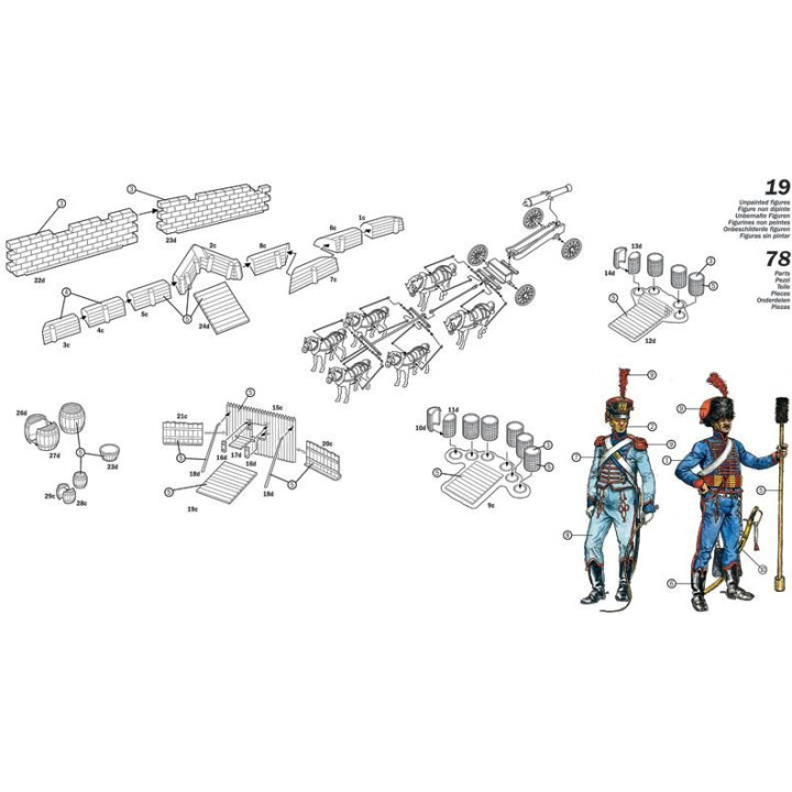 Model Kit figurky 6031 - FRENCH ARTILLERY SET (NAP.WARS) (1:72)