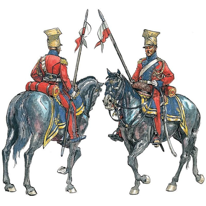 Model Kit figurky 6039 - POLISH-DUTCH LANCERS (NAP.WARS) (1:72)