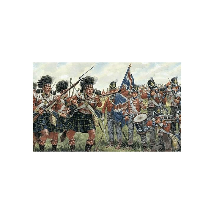 Model Kit figurky 6058 - BRITISH and SCOTS INFANTRY (NAPOL.WARS) (1:72)