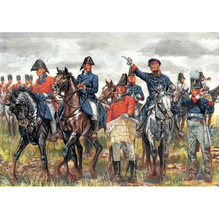 Model Kit figurky 6065 - BRITISH & PRUSSIAN GENERAL STAFF (NAP.WARS) (1:72)
