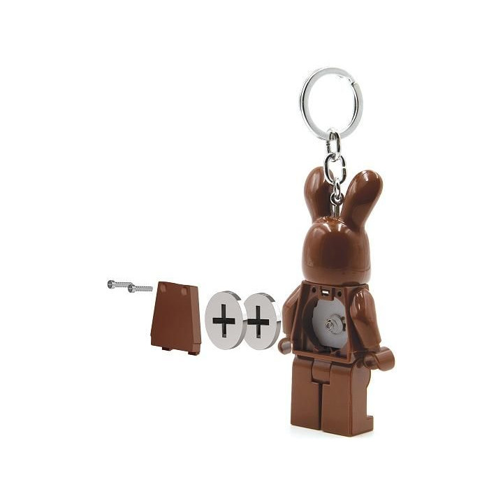 LEGO svítící klíčenka - Iconic Čokoládový Zajíc