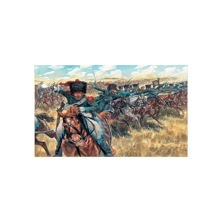 Model Kit figurky 6080 - NAPOLEONIC WARS - FRENCH LIGHT CAVALRY (1:72)