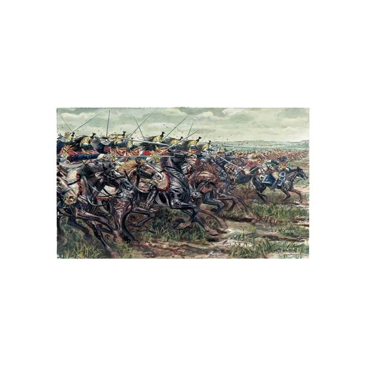 Model Kit figurky 6084 - NAPOLEONIC WARS - FRENCH CUIRASSIEURS (1:72)