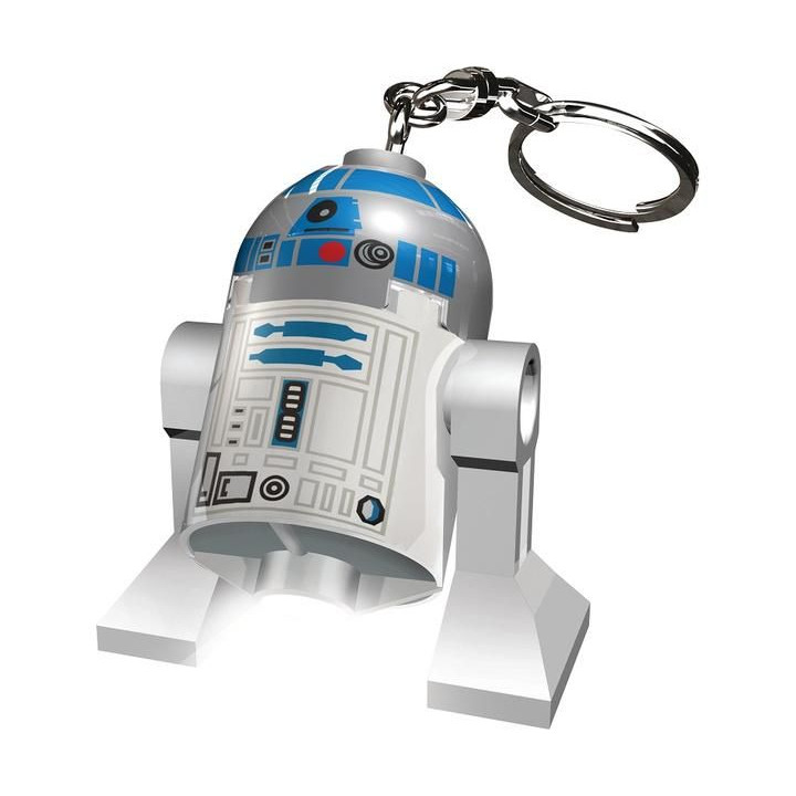 LEGO svítící klíčenka - Star Wars R2D2