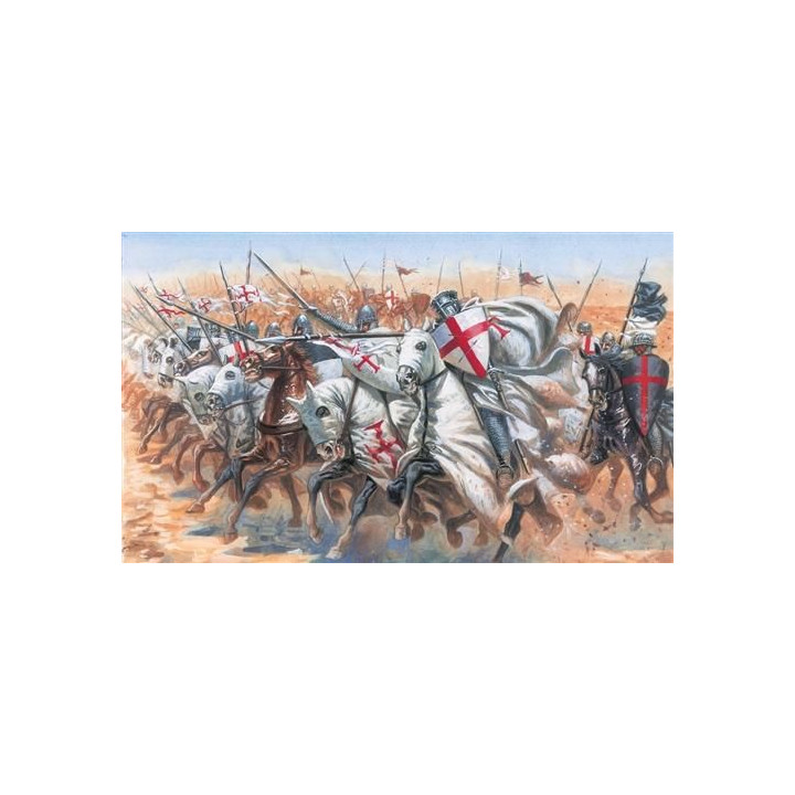 Model Kit figurky 6125 - TEMPLAR KNIGHTS (MEDIEVAL ERA) (1:72)