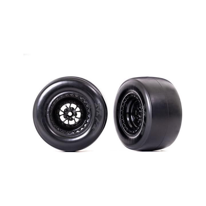 Traxxas kolo, disk Weld lesklý černý, pneu smoke (2) (zadní)