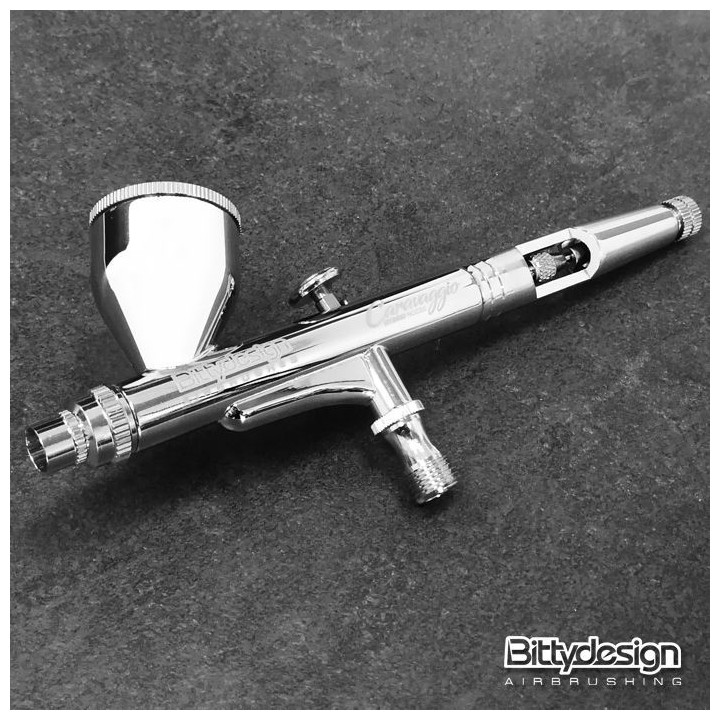 Bittydesign Caravaggio gravity-feed airbrush dual-action Airbrusch pistole
