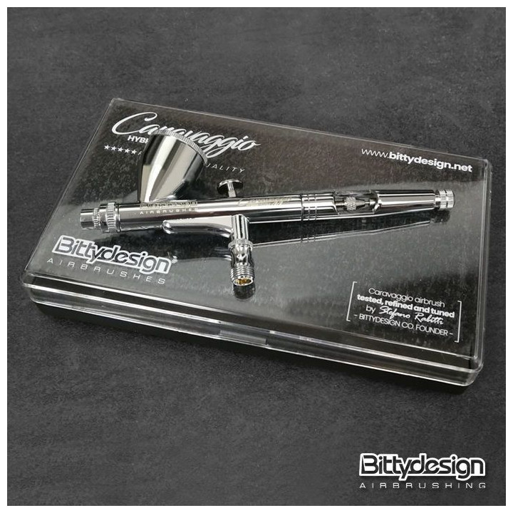 Bittydesign Caravaggio gravity-feed airbrush dual-action Airbrusch pistole