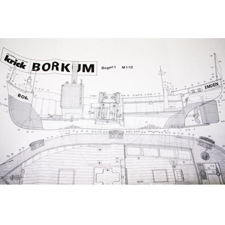 Krick Borkum kit bez parního stroje