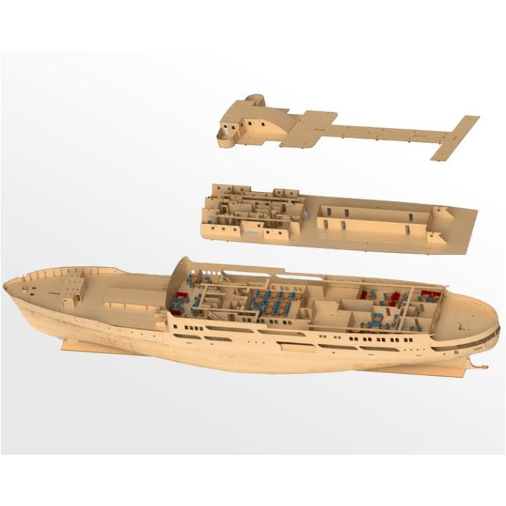 Modell-Tec MS Finnmarken 1:60 kit