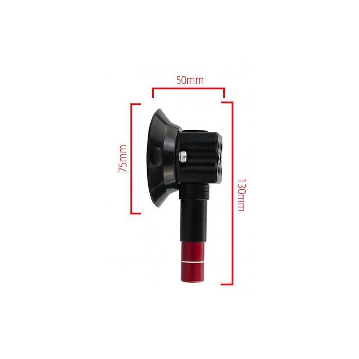 CNC Quick Release Vehicle Suction Mount (3inch) Titanium