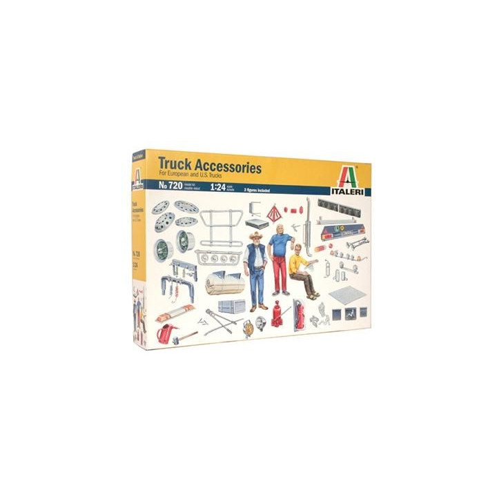Model Kit doplňky 0720 - TRUCK ACCESSORIES (1:24)