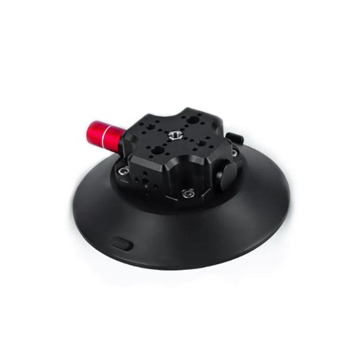 CNC Quick Release Vehicle Suction Mount (6inch) Black