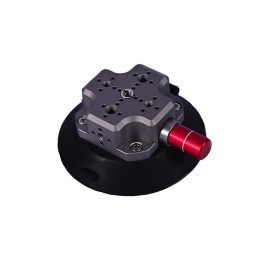 CNC Quick Release Vehicle Suction Mount (6inch) Titanium