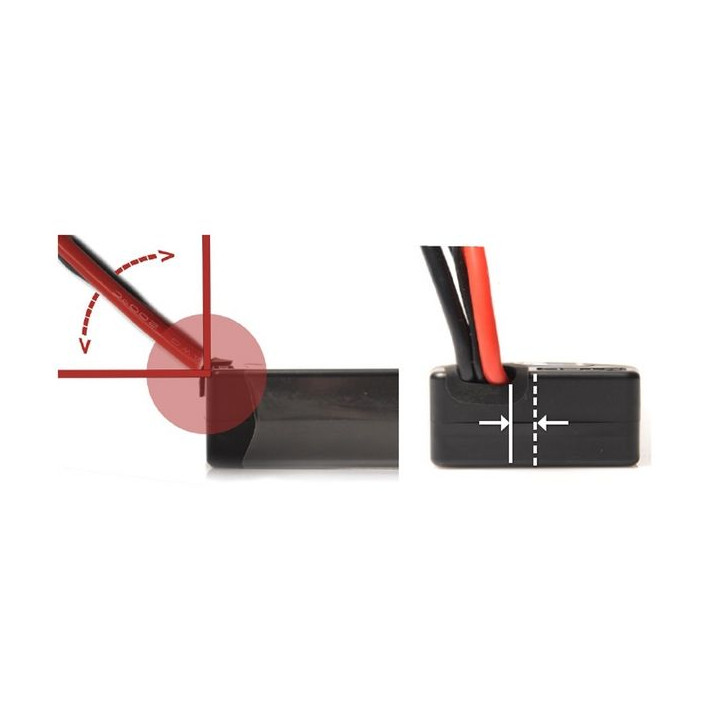 ANTIX by LRP 4100mAh - 11.1V - 50C LiPo Car Stickpack Hardcase - TAMIYA konektor