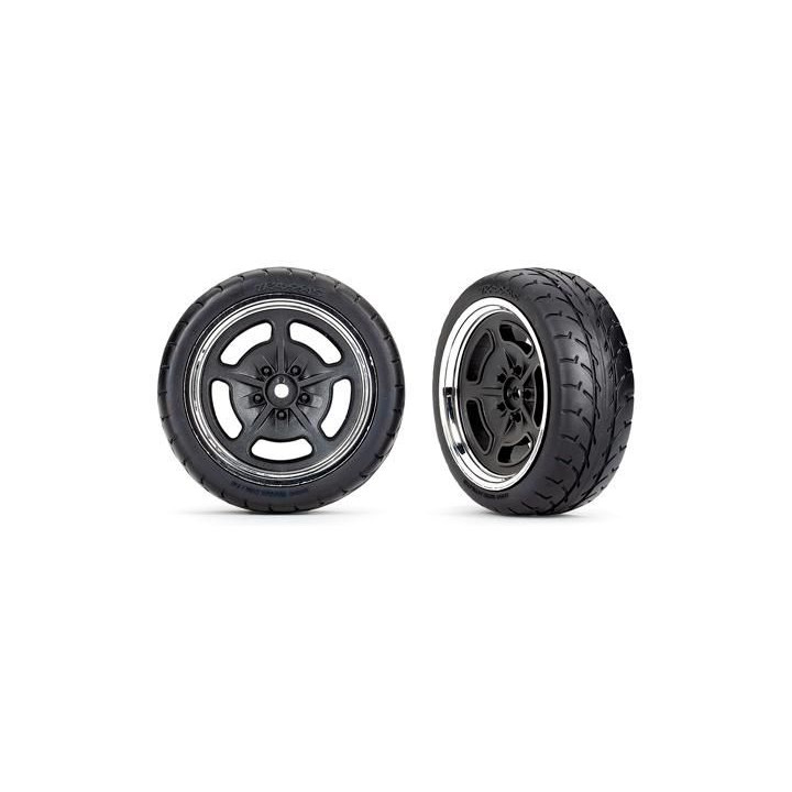 Traxxas kolo 1.9", disk chomovaný, pneu Reponse (přední) (2)