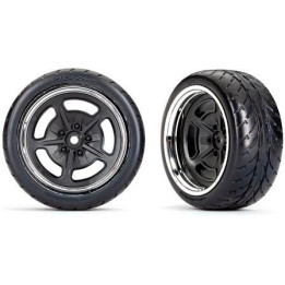 Traxxas kolo 1.9", disk chomovaný, pneu Reponse (zadní) (2)