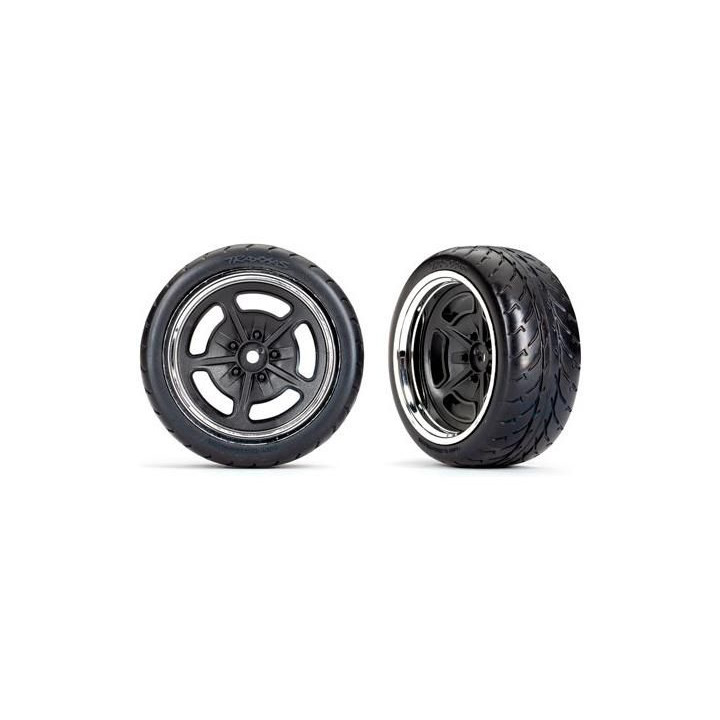 Traxxas kolo 1.9", disk chomovaný, pneu Reponse (zadní) (2)