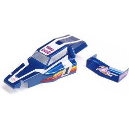 Losi karosérie, křídlo modrá: Mini JRX2